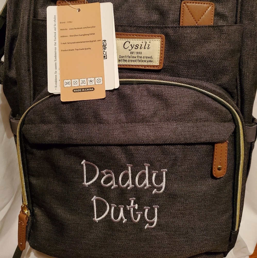 NEW WITH TAGS DIAPER BAG
